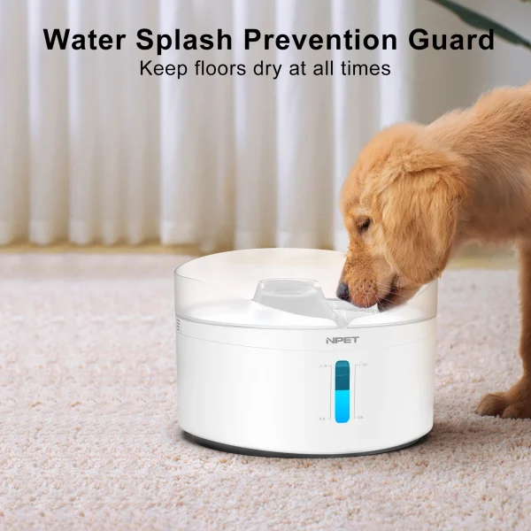 Automatic dog water fountain 5L