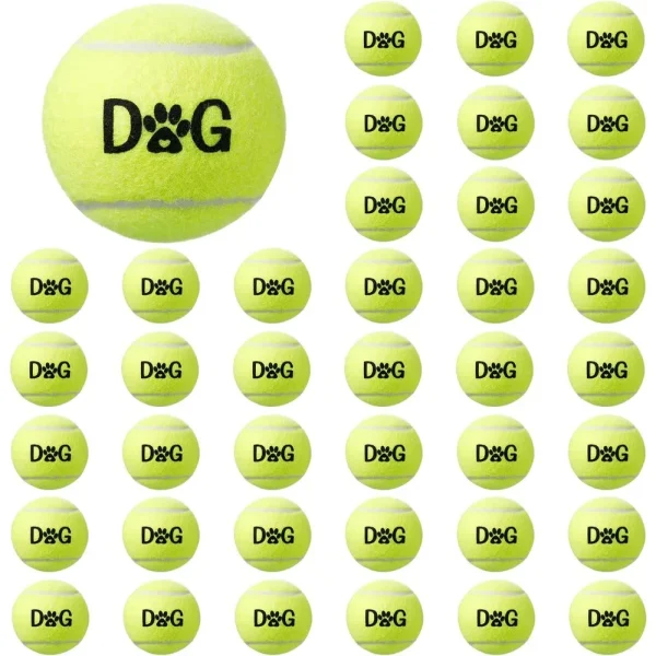 40 Pack Tennis Balls  2.5 Inch with Carry Bags