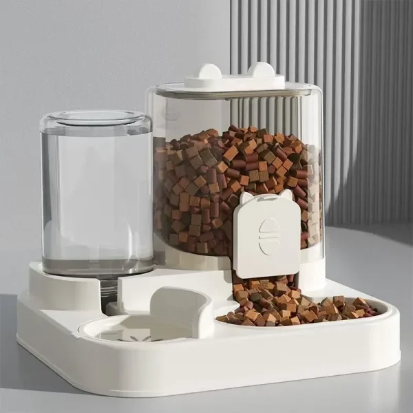 Automatic Dog & Cat Feeder With Water Fountain